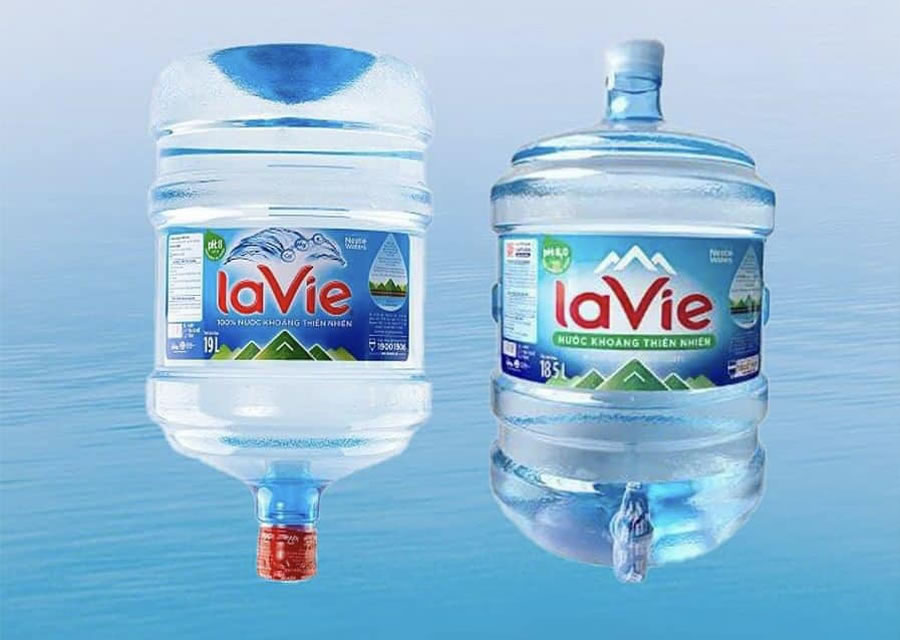 Nước khoáng đóng chai ion kiềm LaSante