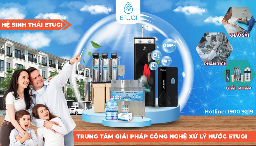 Máy lọc nước ion kiềm Etugi Vinh Nghệ An